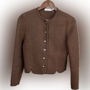 Talbots Women's Wool Sweater, Small, Brown